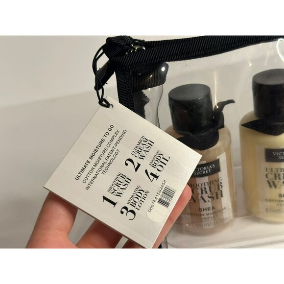 NEW Victoria's Secret Shea Ultimate Moisture ToGo Travel Gift Lotion Body Wash - Picture 4 of 5